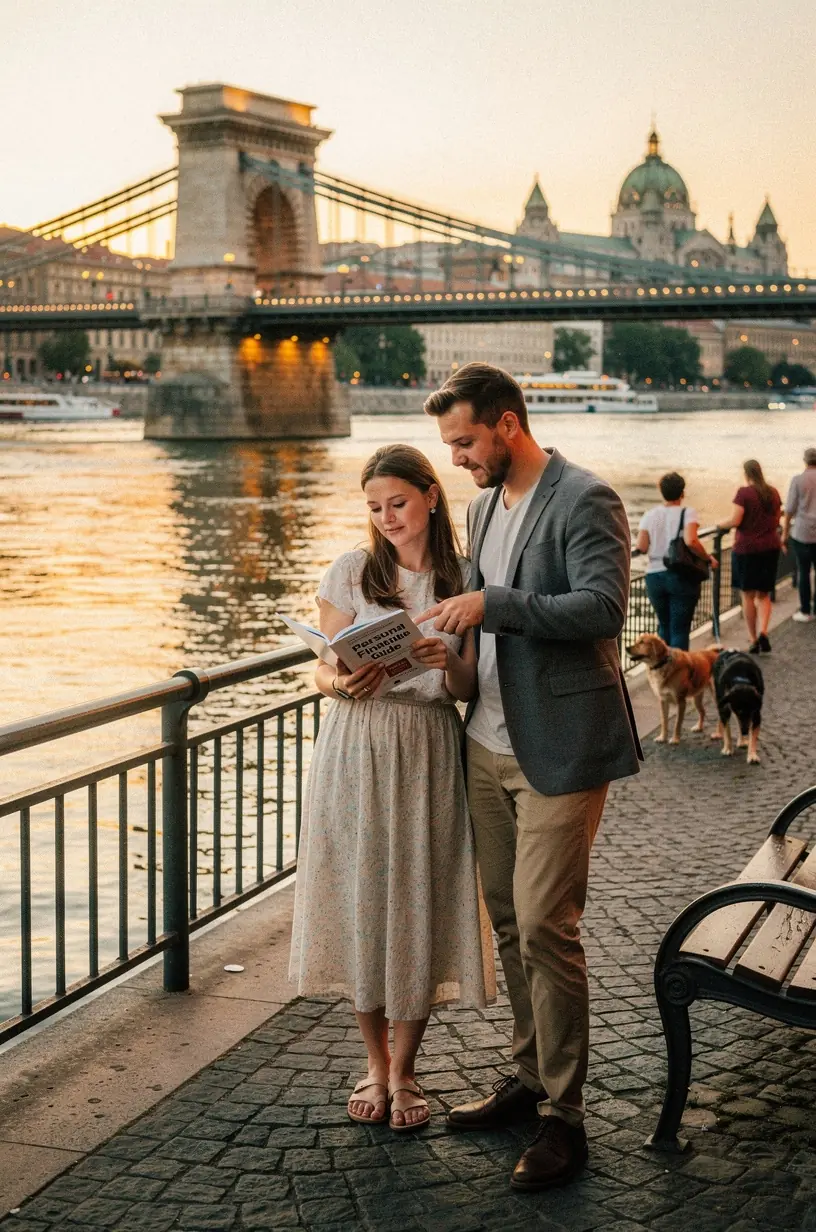 Kéz tart okostelefont, amelyen személyes pénzügyi alapokkal kapcsolatos cikk látható